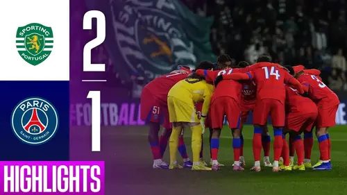 Sporting Portugal - PSG résumé vidéo du match. Paris chute à Lisbonne (2-1)