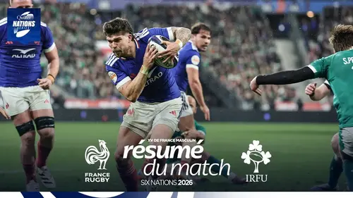 France - Irlande résumé vidéo du match (6 Nations). Victoire du XV de France (36 - 14)