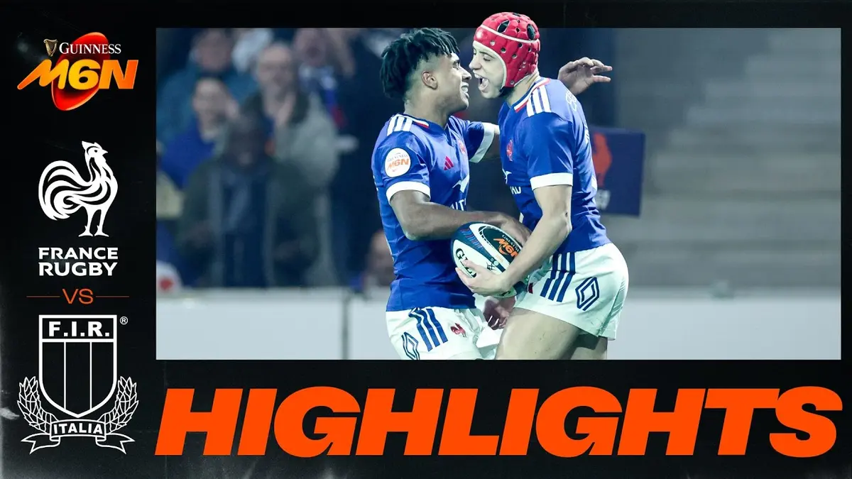 France - Italie résumé vidéo du match du Tournoi des 6 Nations 2026
