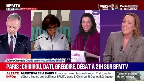 Débat municipales à Paris : Sophia Chikirou finalement invitée sur BFMTV