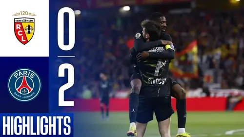 Lens - PSG : résumé vidéo du match de Ligue 1. Paris sacré Champion de France.