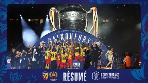 Lens - Nice résumé vidéo de la finale de la Coupe de France. Le RC Lens gagne la Coupe !