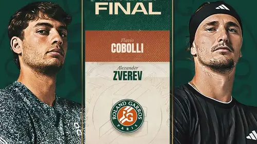 Flavio Cobolli – Alexander Zverev : finale de Roland-Garros en direct à 15h sur France 2