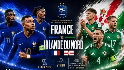 France - Irlande du Nord : match en direct sur TF1 à 21h (préparation à la Coupe du Monde 2026)