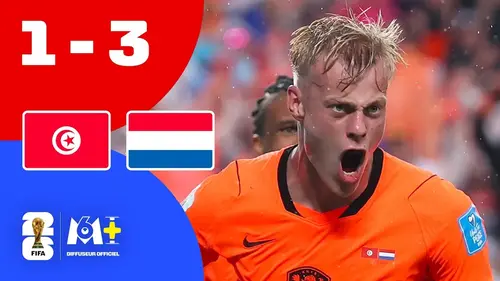 Tunisie - Pays-Bas : résumé vidéo du match de Coupe du Monde 2026 (J3)