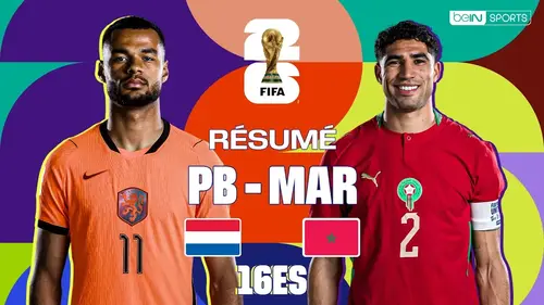 Visuel de Pays-Bas - Maroc : résumé vidéo du match (16e de finale - Coupe du Monde 2026)