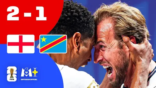 Angleterre - RD Congo : résumé vidéo du match (16e de finale de la Coupe du Monde 2026)