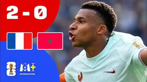 France - Maroc : résumé vidéo du match (quart de finale de la Coupe du Monde 2026)