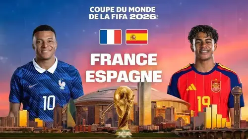 France - Espagne : match en direct sur M6 (demi-finale de la Coupe du Monde 2026)