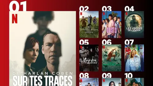 Top 10 Netflix : les séries les plus vues en France en ce moment