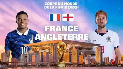 France - Angleterre : match en direct sur M6 (match pour la 3e place de la Coupe du Monde 2026)