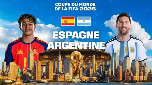 Espagne - Argentine : match en direct sur M6 (Finale de la Coupe du Monde 2026)