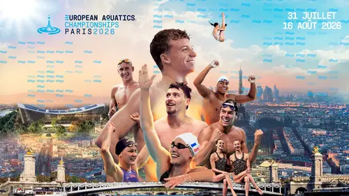 Championnats d’Europe de natation 2026 : les Bleus à domicile sur France Télévisions