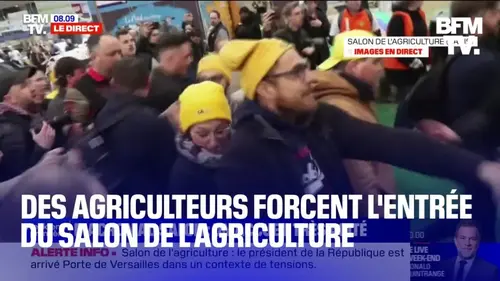 Salon de l'agriculture: des tensions et des affrontements pour les débuts du salon