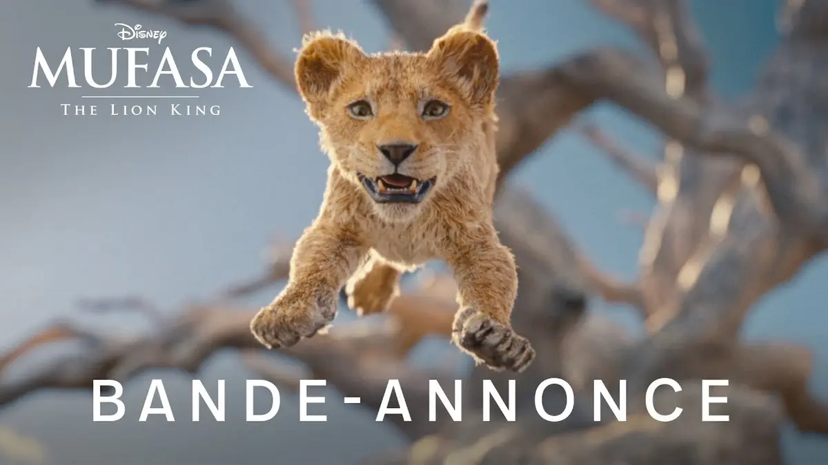 Mufasa - Le Roi Lion : bande-annonce vidéo du film d'animation Disney