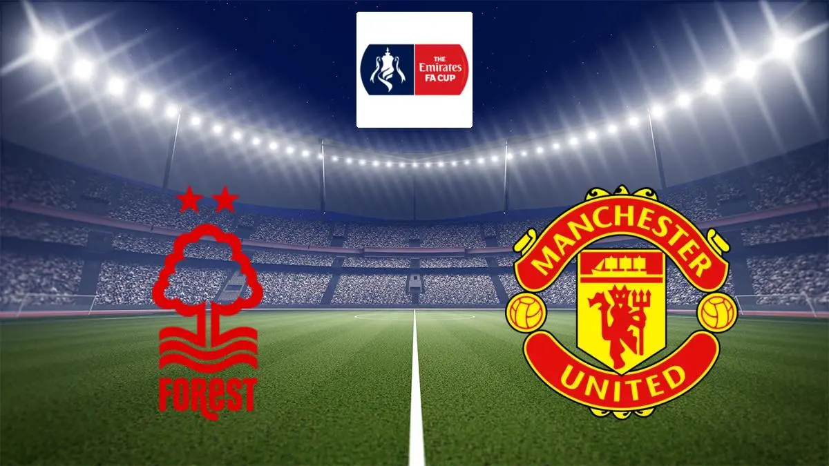 Nottingham Forest / Manchester United - Football Coupe d'Angleterre