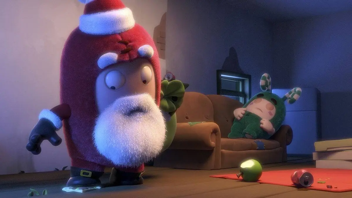 Oddbods S02E01 Les Oddbods spécial Noël : la menace du Père Noël