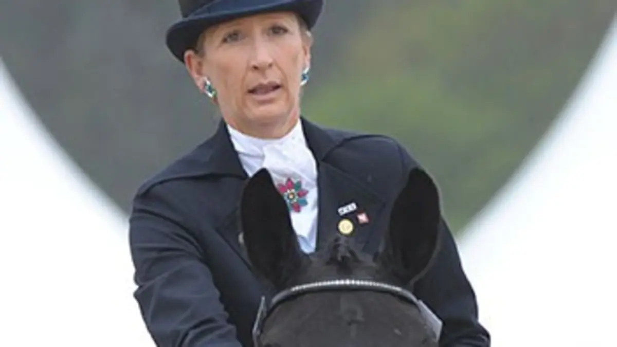 Odile Van Doorn, l'écuyère de la licorne