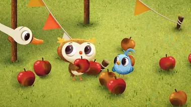 Le renard et les pommes