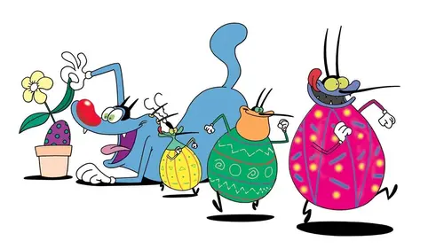 Oggy et les cafards S07E03 L'exosquelette d'Oggy