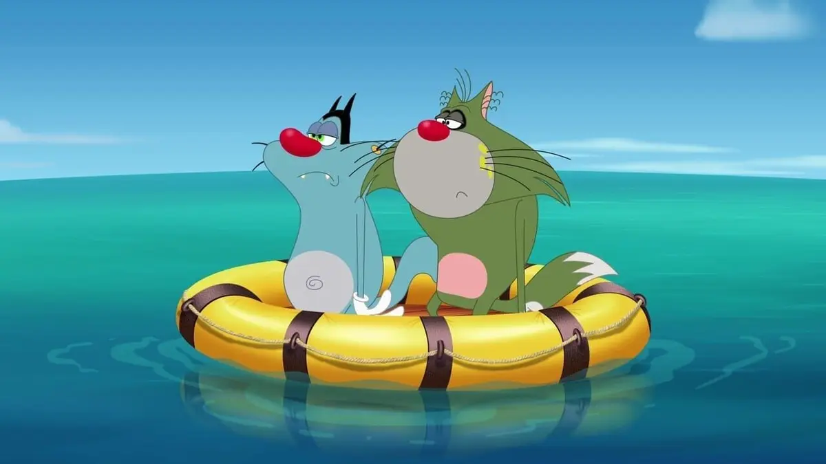 Oggy et les cafards S06E50 Naufrage pour un biscuit