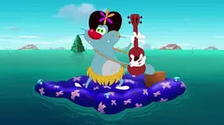 Oggy et les cafards  S06E53 L'heure du bain