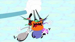 Oggy et les cafards S06E30 Train d'enfer