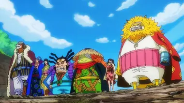 A l'heure du départ. Wano et l'équipage au chapeau de paille !