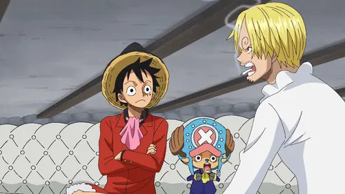 One Piece S19E47 La botte secrète de Luffy. Le mariage de tous les complots ! en streaming