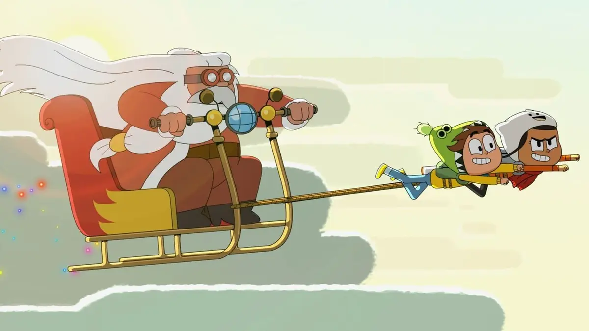 Oscar & Malika, toujours en retard S01E22 Le renne du père Noël
