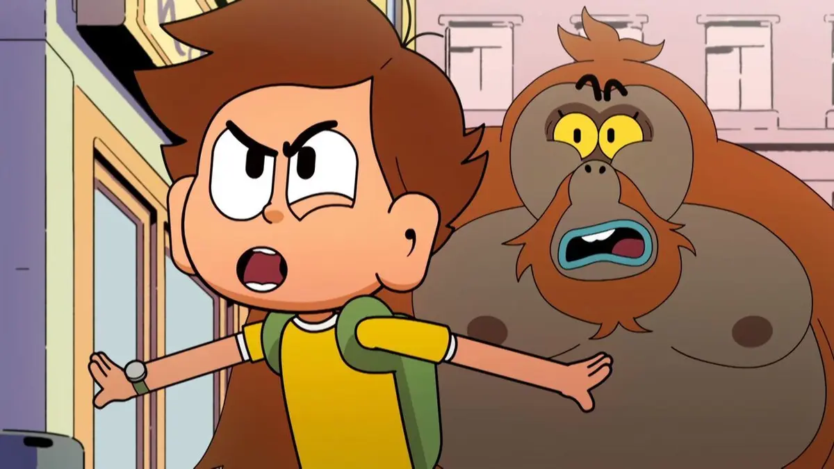 Oscar & Malika, toujours en retard S01E37 Le singe savant