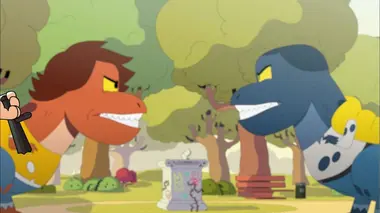 Oscar & Malika, toujours en retard S01E49 Le dinosaure