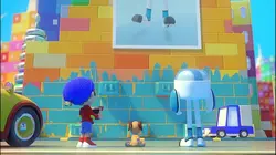 Oui-Oui, enquêtes au Pays des jouets S01E15 L'affaire du mur bleu