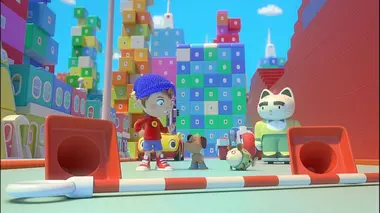Oui-Oui, enquêtes au Pays des jouets S01E45 L'affaire des cones de signalisation disparus