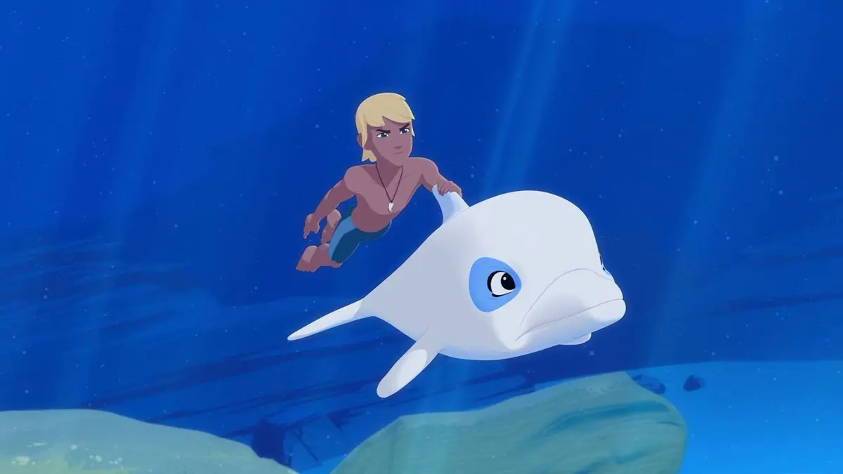 Oum le dauphin blanc S03E28 Surf sous haute tension