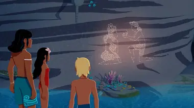 Oum le dauphin blanc S02E33 Le trésor de l'homme poisson