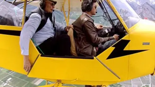 Par avion E12 Suisse : du Valais au canton de Vaud