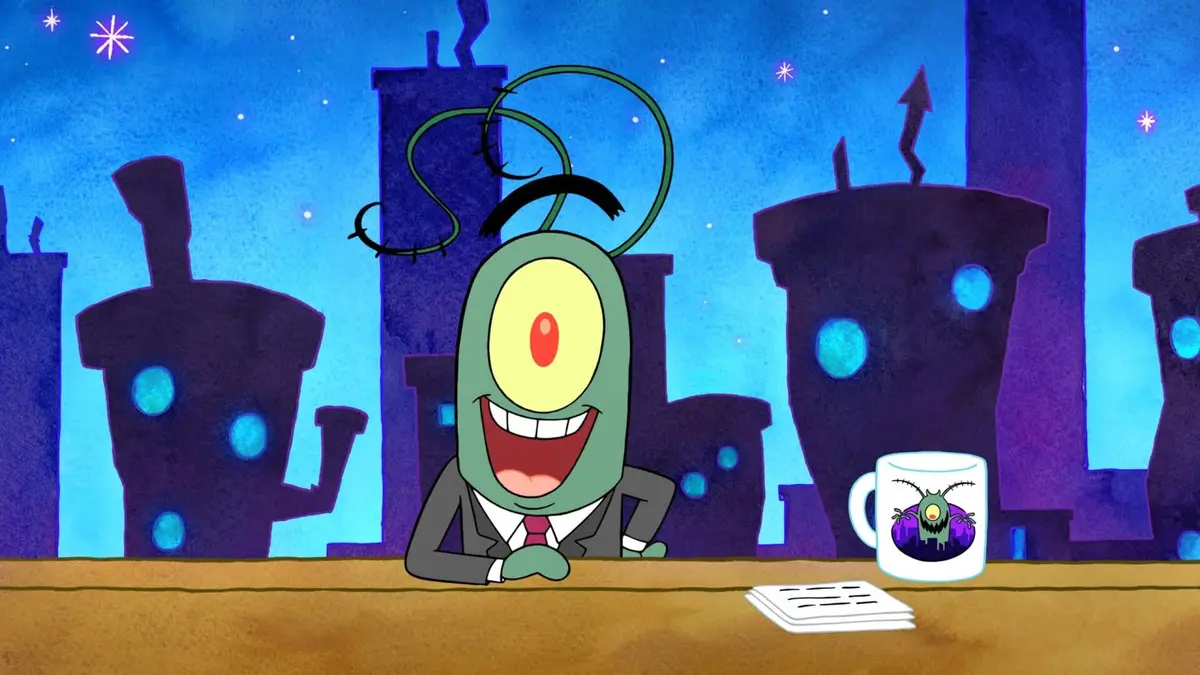 Patrick Super Star S04E10 L'émission de Plankton