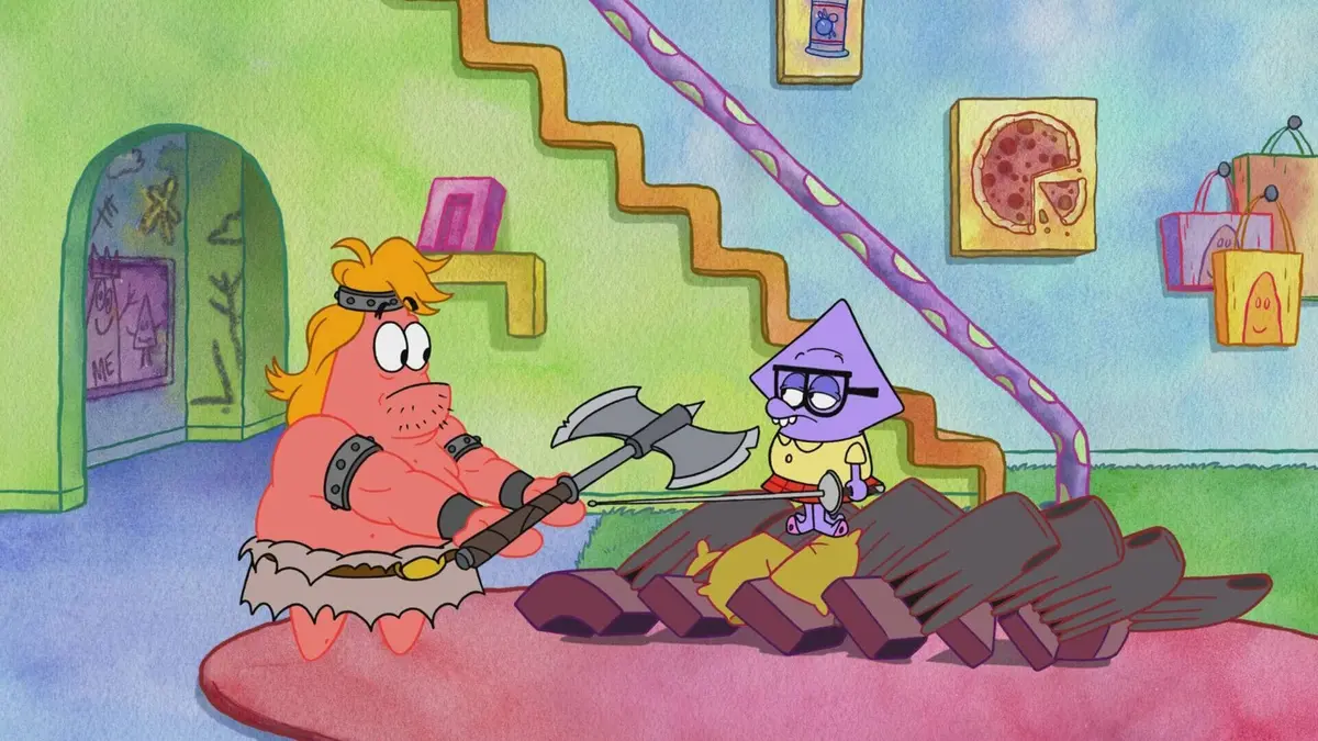 Patrick Super Star S04E08 Le Pat-tathlon / Bienvenue chez les Etoile