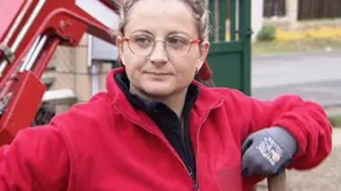 Pauline Moquet, directrice générale de l'entreprise en paysagisme «Daniel Moquet signe vos allées»