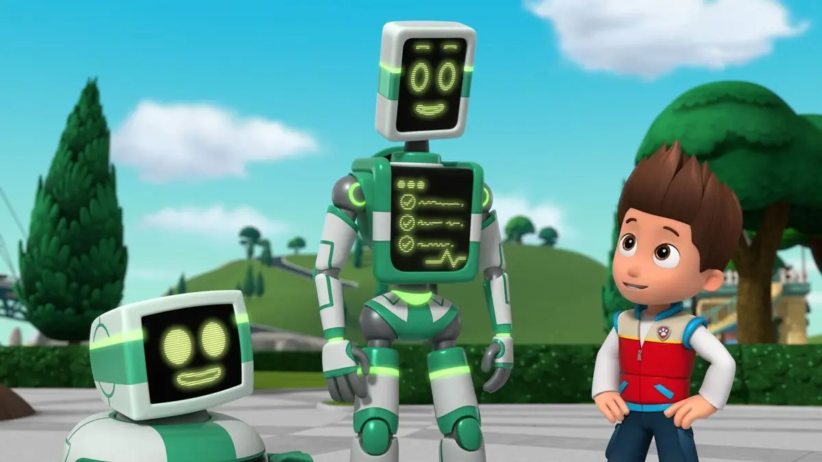 Paw Patrol, la Pat'Patrouille S10E05 Digi et Tal, les robots assistants / La ville de l'arc-en-ciel