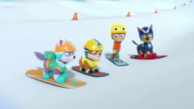 La compétition de snowboard