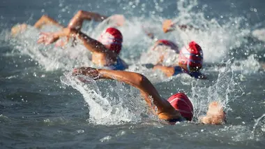 Pentathlon moderne Pentathlon moderne. Epreuve individuelle dames. Demi-finales
