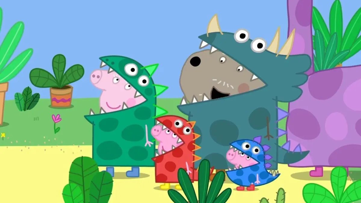 Peppa Pig S07E56 La fête des dinosaures