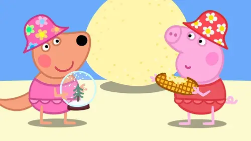 Peppa Pig S07E26 Noël chez Kylie kangourou