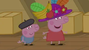 Le grenier de Mamy et Papy Pig