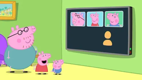 Peppa Pig S08E46 Le nouveau téléviseur