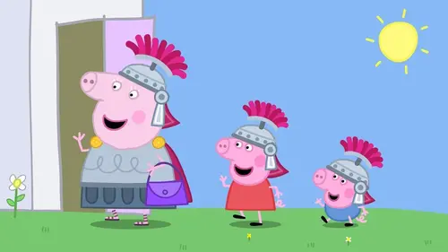Casting Peppa Pig S06E21 Une journée romaine