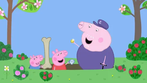 Peppa Pig S05E34 La mare de Papy Pig