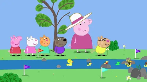 Photos de Peppa Pig S09E20 La course des canards